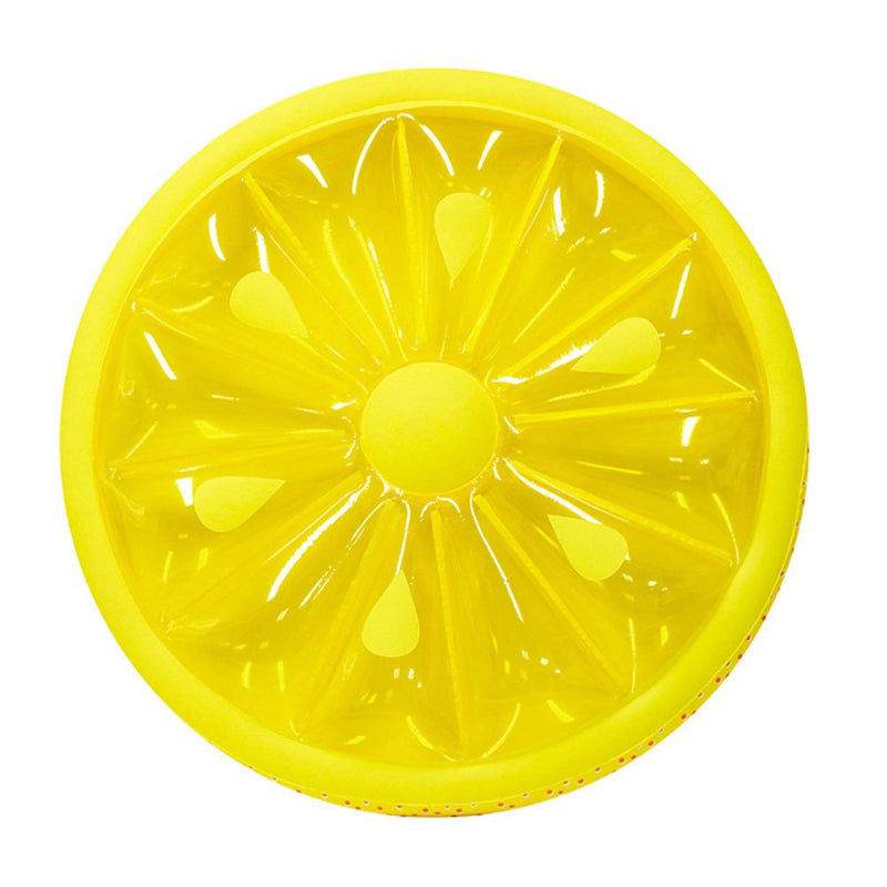 Swimline 60-Inch Inflatable Heavy-Duty Pool Lemon Slice Float | Open Box