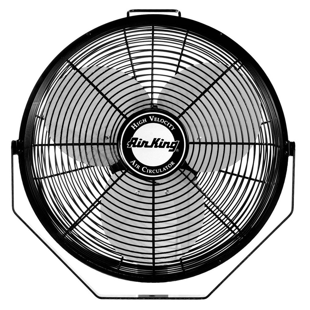 Air King 14" 1/20 HP 3-Speed Totally Enclosed Pivoting Head Mount Fan (Open Box) - VMInnovations