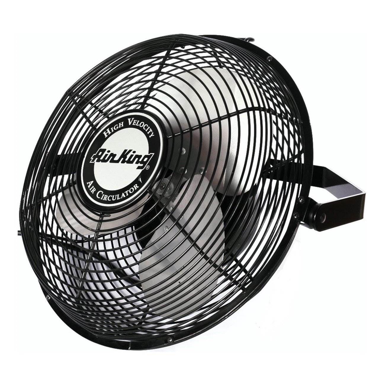Air King 14" 1/20 HP 3-Speed Totally Enclosed Pivoting Head Mount Fan (Open Box) - VMInnovations