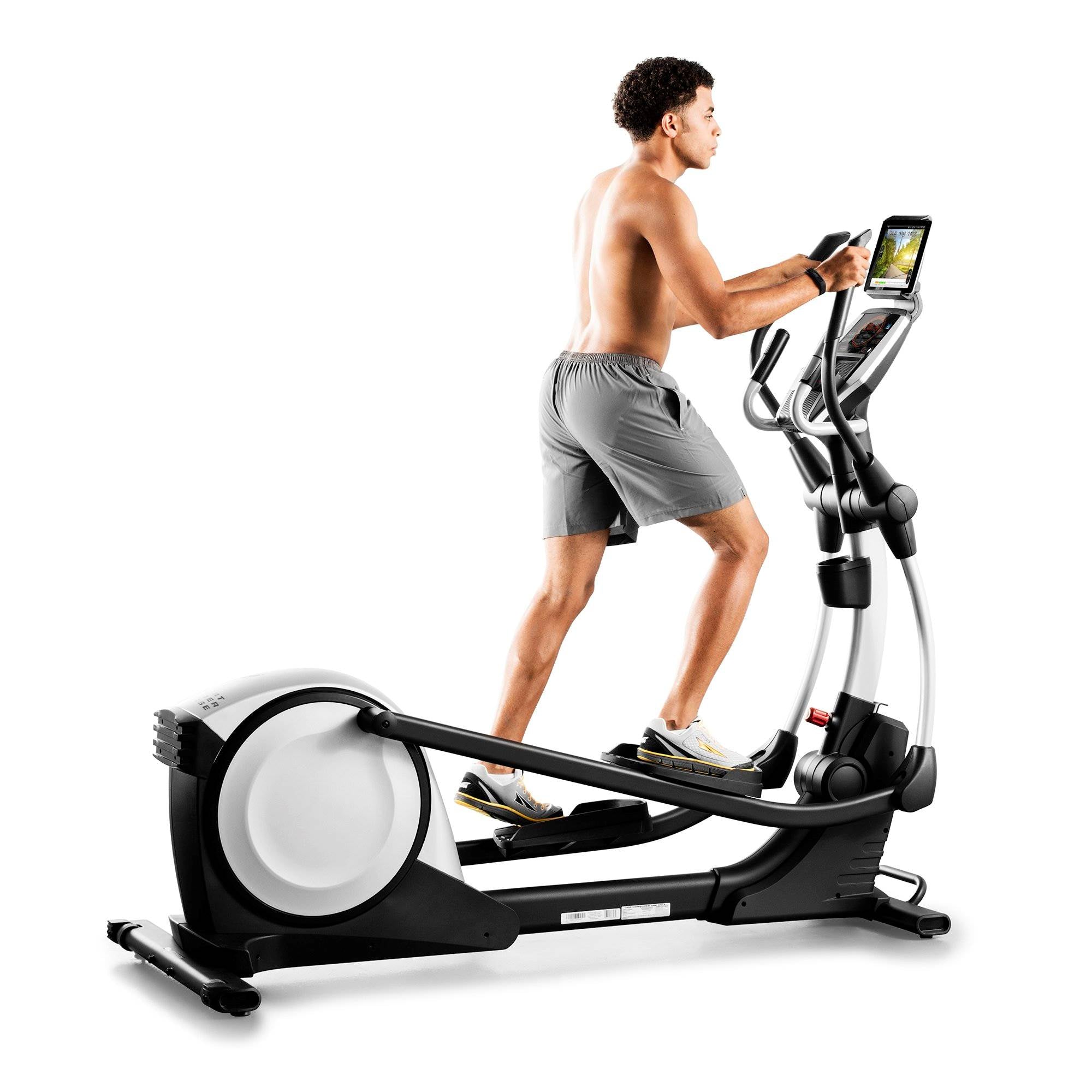 ProForm Smart Strider 495 CSE Home Elliptical w/ Color Touchscreen + Fitness Mat