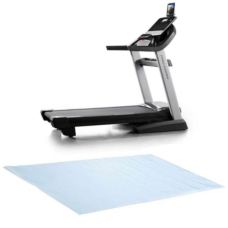 ProForm Pro 5000 Folding Incline 12 MPH Exercise Fitness Treadmill + Floor Mat