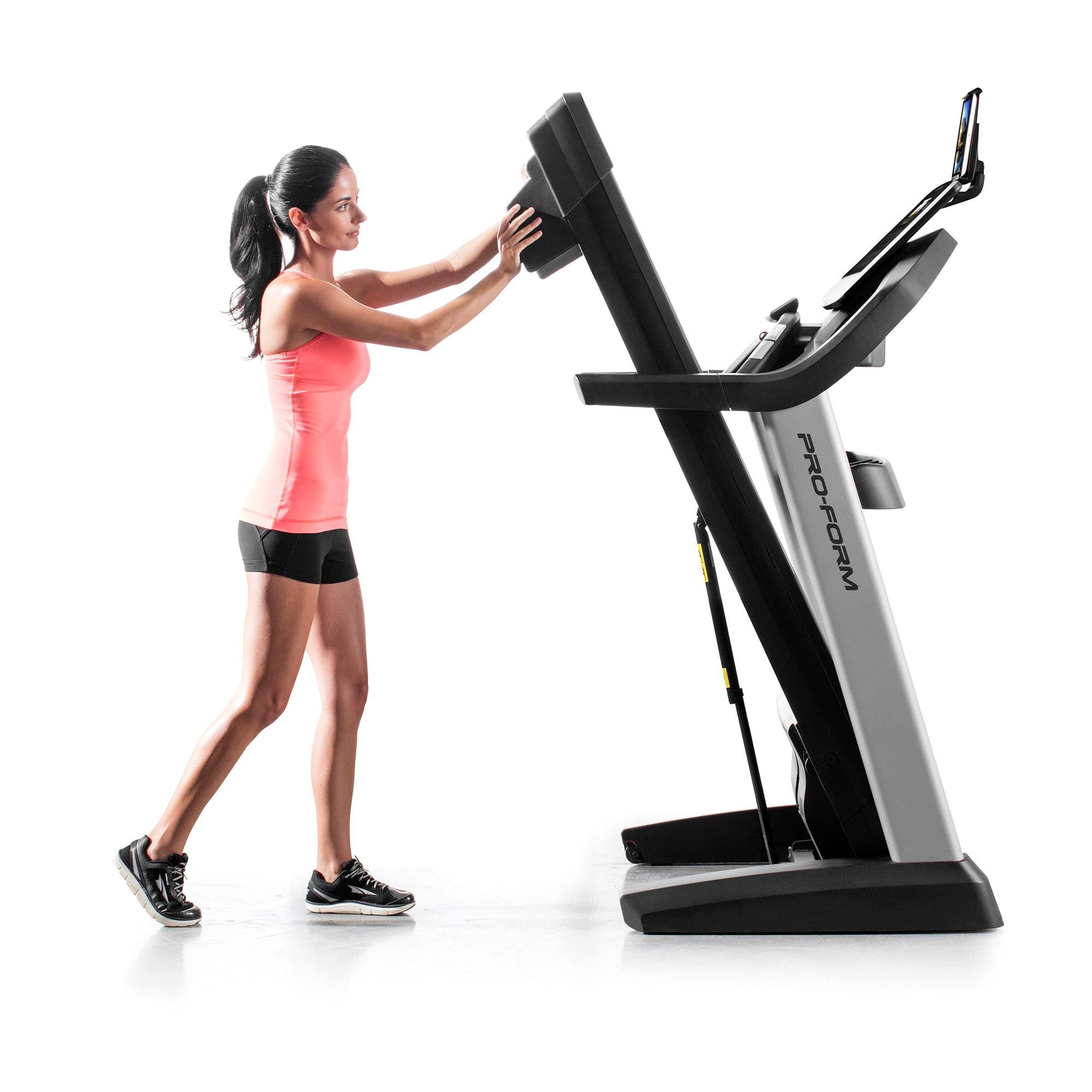 ProForm Pro 5000 Folding Incline 12 MPH Exercise Fitness Treadmill + Floor Mat