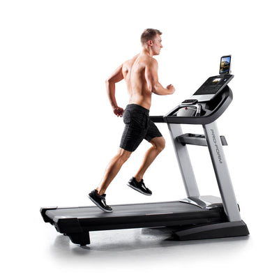 ProForm Pro 5000 Folding Incline 12 MPH Exercise Fitness Treadmill + Floor Mat
