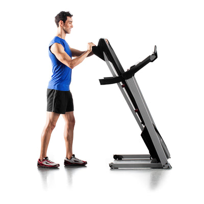 ProForm 305 CST Electric Folding Running Exercise Incline Treadmill + Floor Mat
