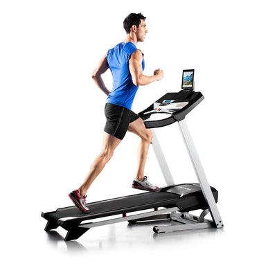 ProForm 305 CST Electric Folding Running Exercise Incline Treadmill + Floor Mat