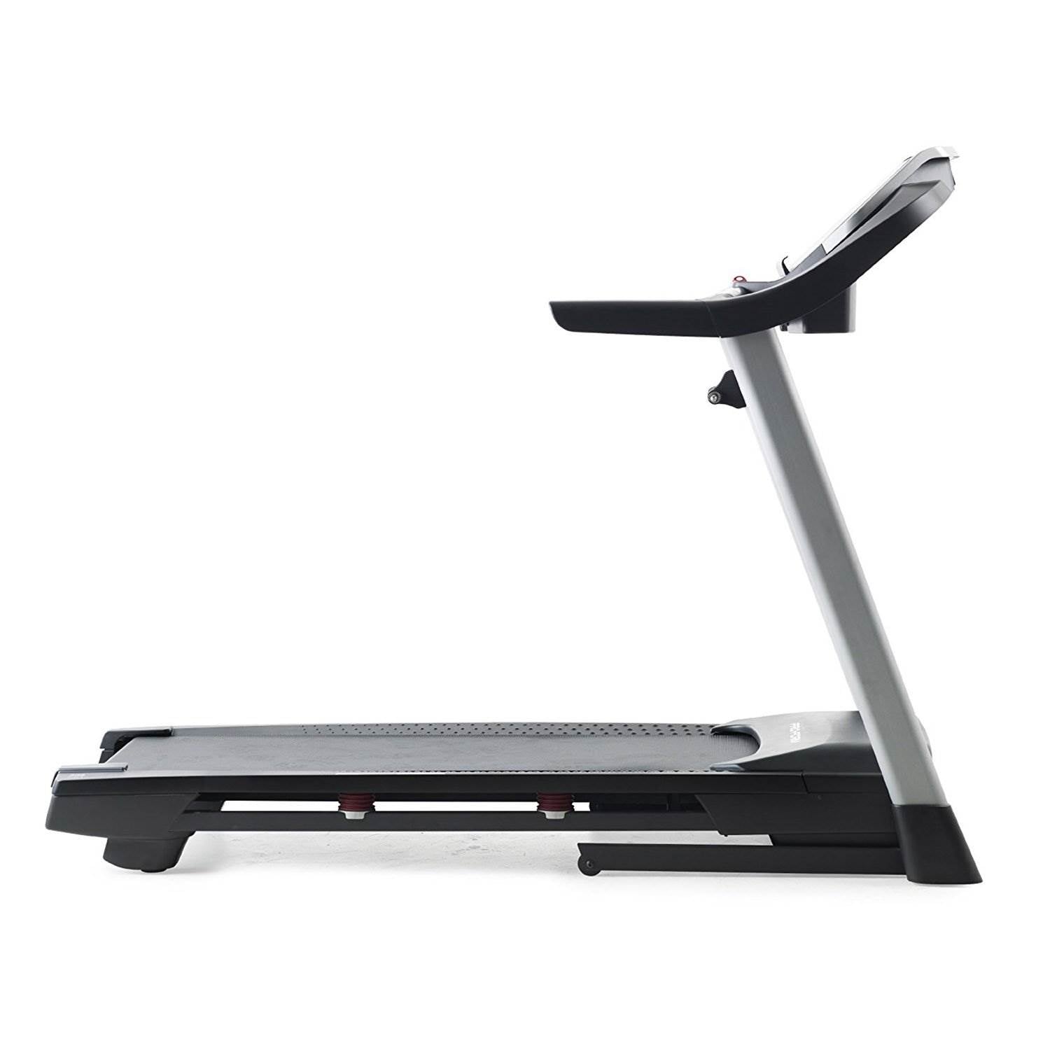 ProForm 505 CST Space Saving Folding Incline Treadmill with ProShox + Floor Mat