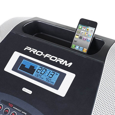 ProForm 505 CST Space Saving Folding Incline Treadmill with ProShox + Floor Mat
