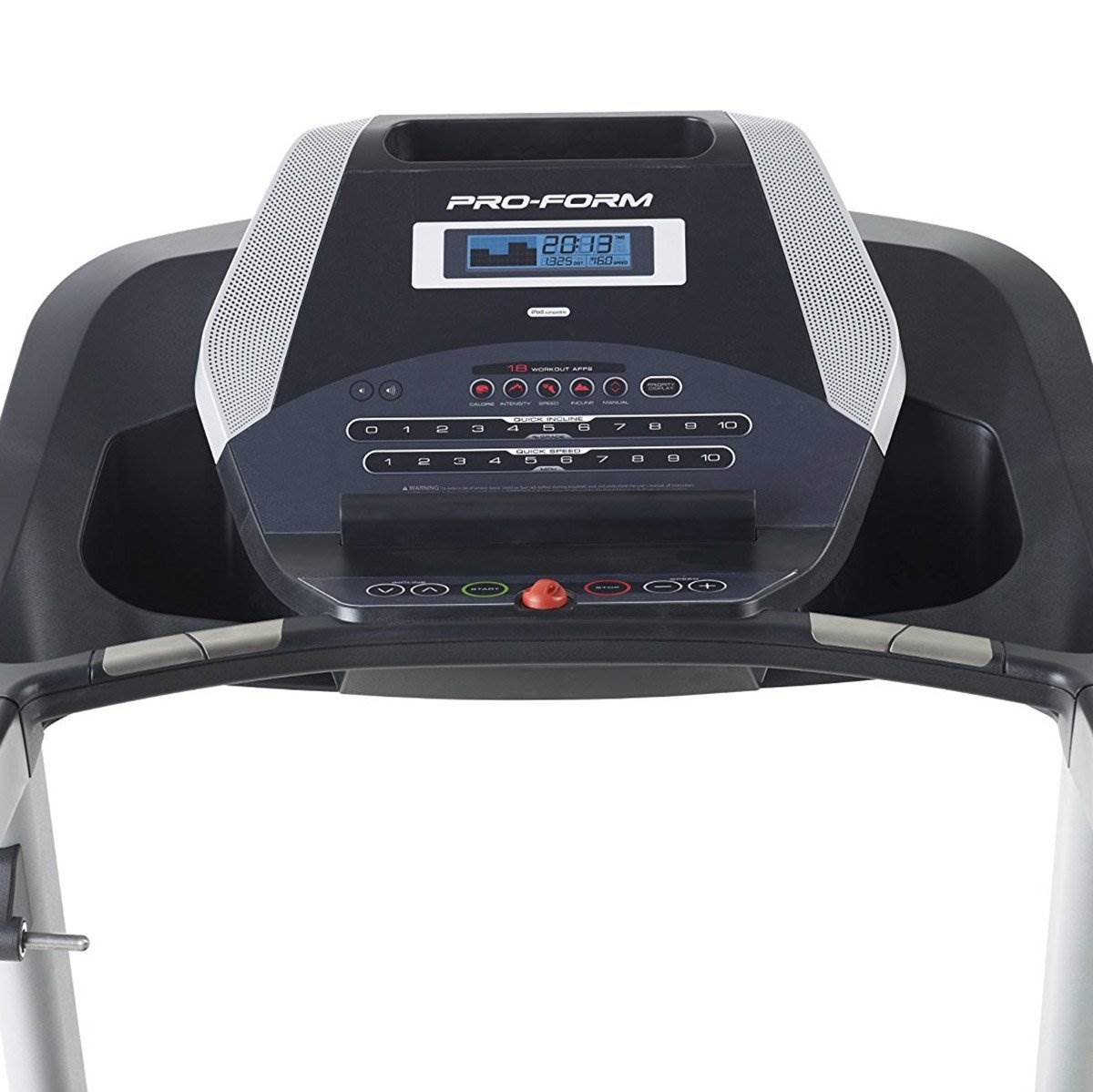 ProForm 505 CST Space Saving Folding Incline Treadmill with ProShox + Floor Mat