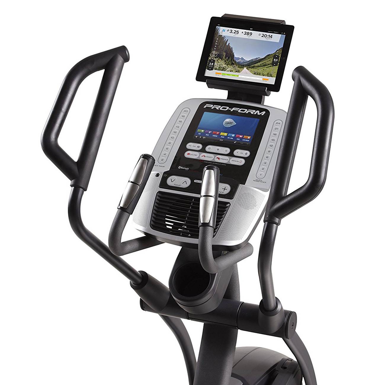 ProForm Pro 12.9 iFit Coach Front Drive Elliptical with Full-Color Screen + Mat