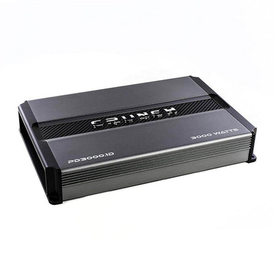 Crunch Power Drive 3000W Mono Class D Car Audio Amplifier + 4 Gauge Wiring Kit