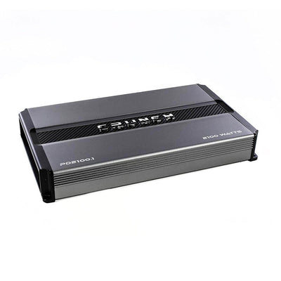 Crunch Power Drive 2100W Mono Class A/B Car Audio Amplifier + 4 Gauge Wiring Kit