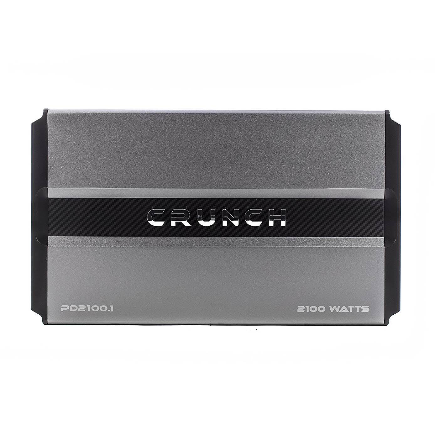 Crunch Power Drive 2100W Mono Class A/B Car Audio Amplifier + 4 Gauge Wiring Kit