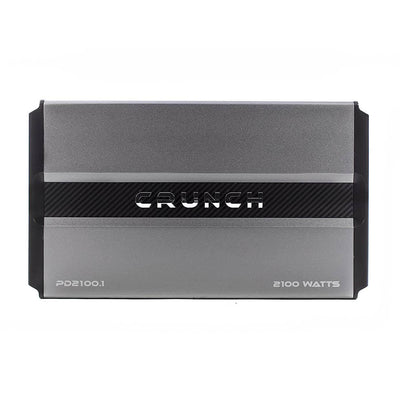 Crunch Power Drive 2100W Mono Class A/B Car Audio Amplifier + 4 Gauge Wiring Kit