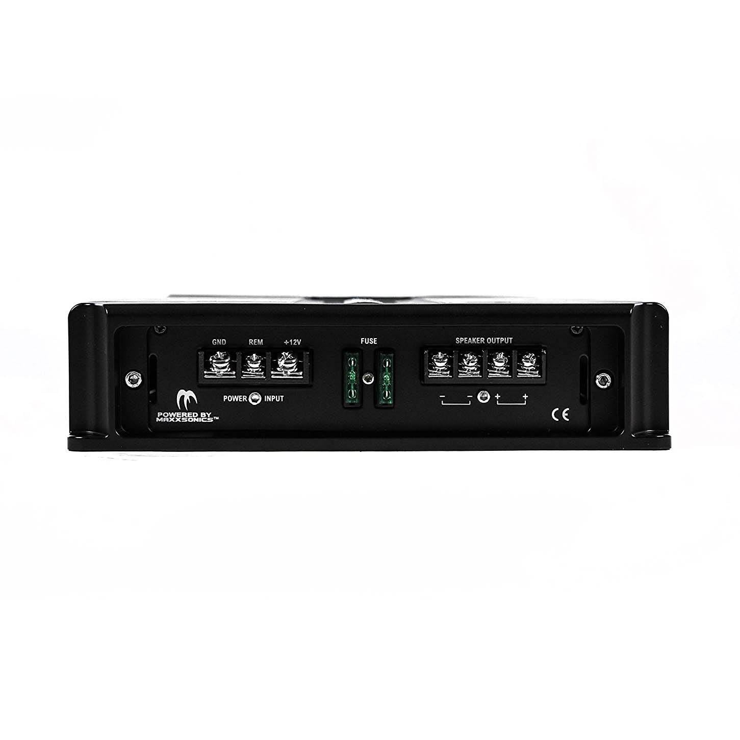 Crunch Power Drive 2100W Mono Class A/B Car Audio Amplifier + 4 Gauge Wiring Kit