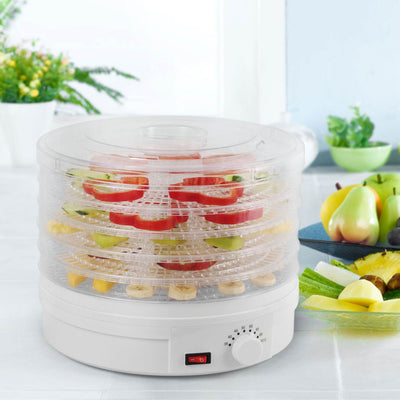 Westinghouse Electric 5 Tray 245 Watt Food Dehydrator Dryer, White (Open Box)