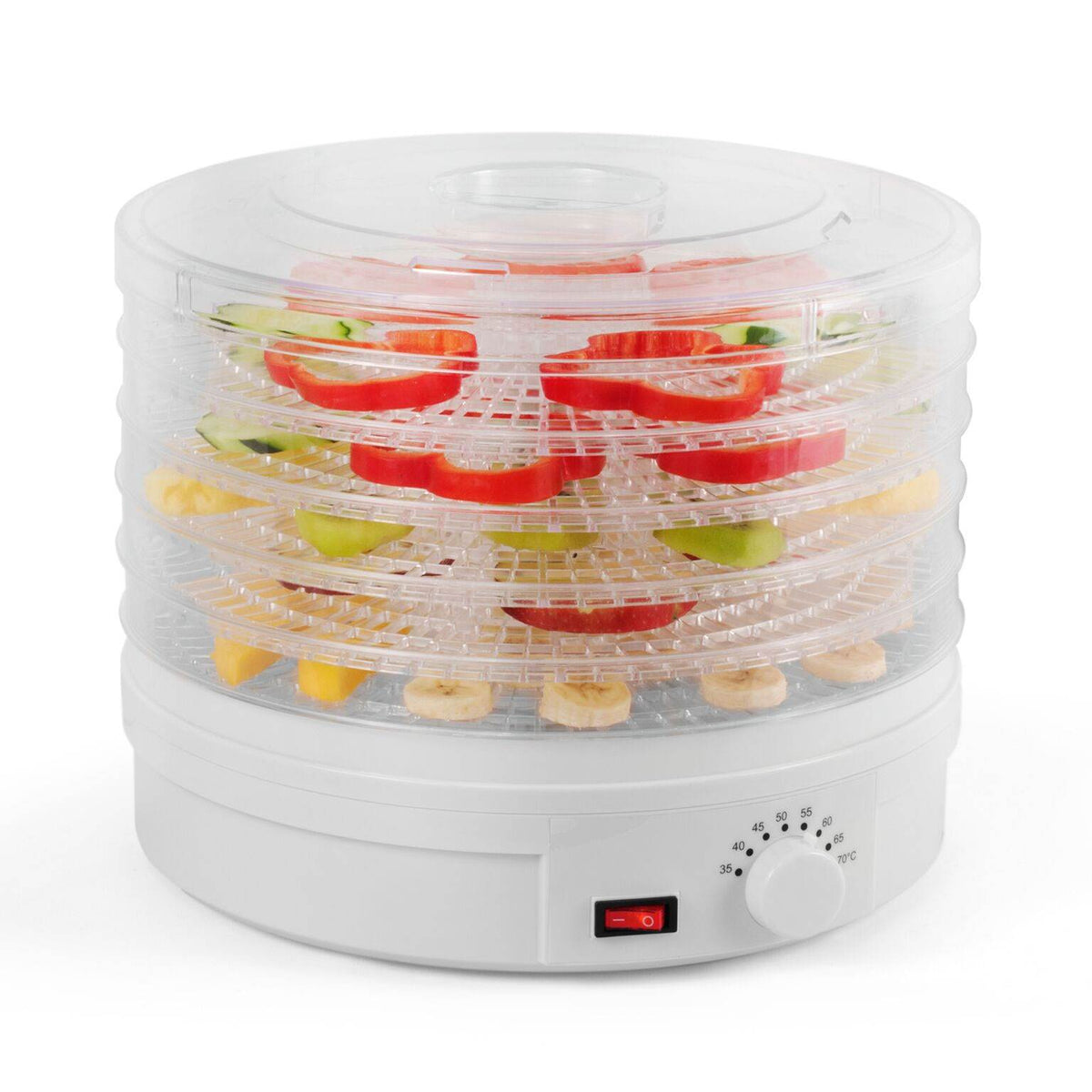 Westinghouse Electric 5 Tray 245 Watt Food Dehydrator Dryer, White (Open Box)