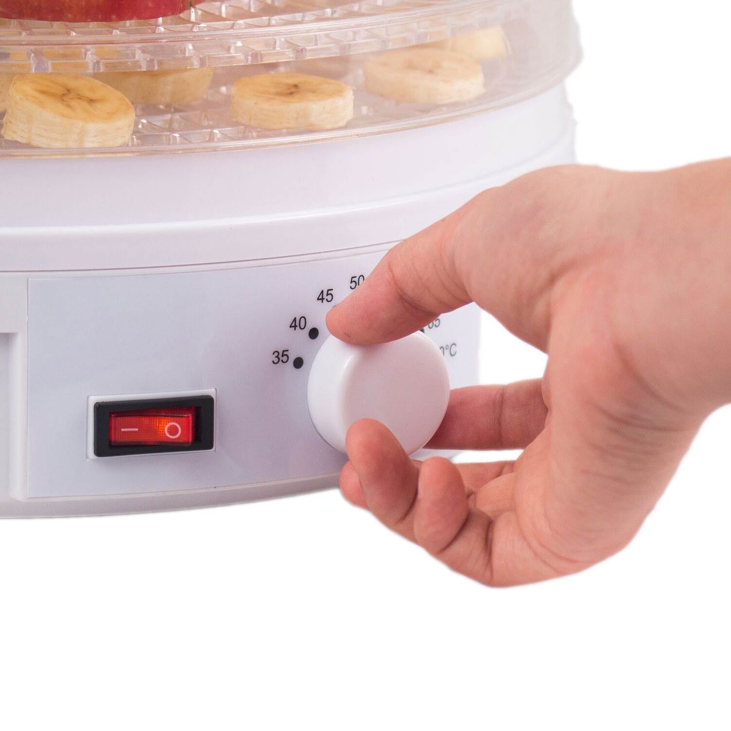 Westinghouse Electric 5 Tray 245 Watt Food Dehydrator Dryer, White (Open Box)