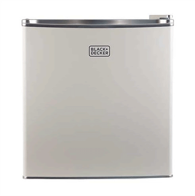 Black and Decker 1.7 Cu Ft Energy Star White Mini Fridge Refrigerator w/ Freezer