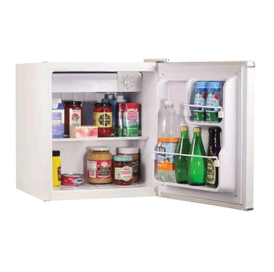 Black & Decker 1.7 Cu Ft Energy Star Mini Fridge w/ Freezer, White (Open Box)