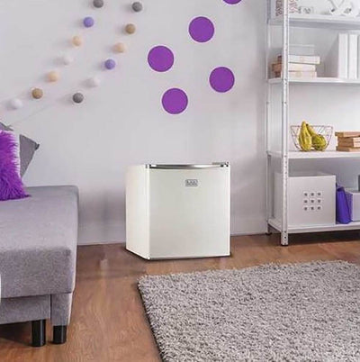 Black & Decker 1.7 Cu Ft Energy Star Mini Fridge w/ Freezer, White (Open Box)
