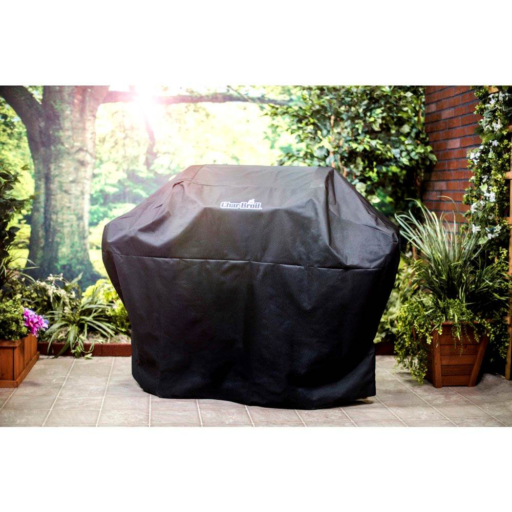 Char-Broil 3 Burner Barbecue Cooking Propane Grill + 3 Burner Heavy Duty Cover - VMInnovations