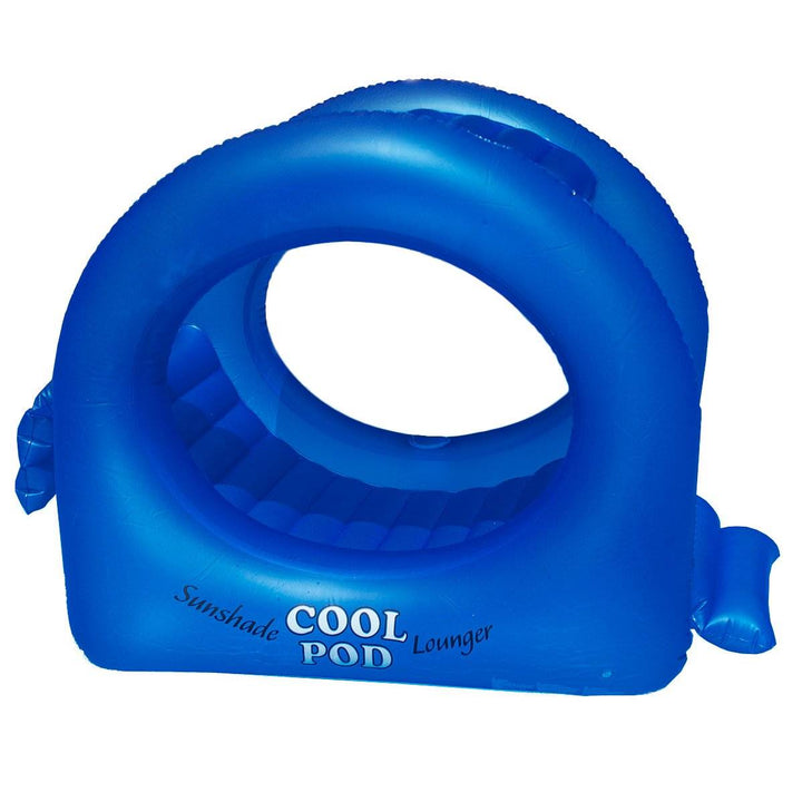 Swimline Sunshade Cool Pod Inflatable Swimming Pool Float Lounger, Blue | 90495