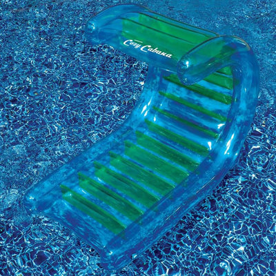 Swimline 56" Inflatable Cozy Cabana 1-Person Swimming Pool Float Lounger | 90496 - VMInnovations