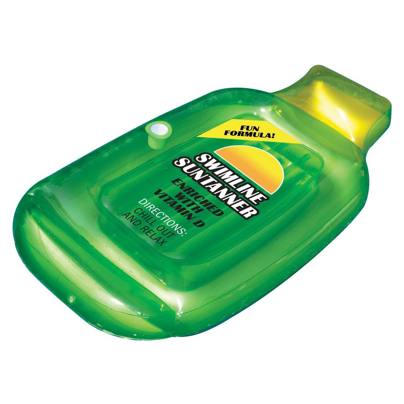 Swimline Inflatable Suntanner Tan Lotion Bottle Swimming Pool Float Raft | 90606 - VMInnovations