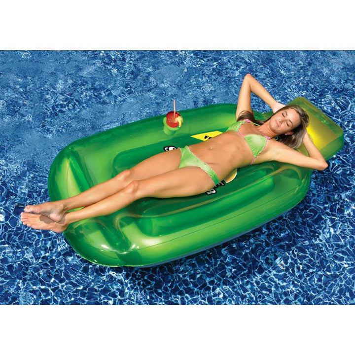 Swimline Inflatable Suntanner Tan Lotion Bottle Swimming Pool Float Raft | 90606