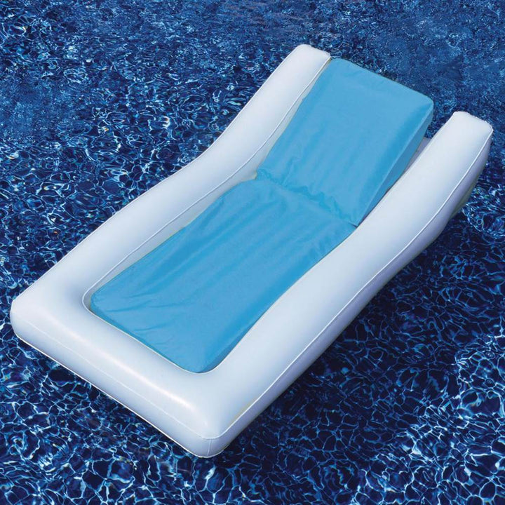 Swimline Inflatable SunSoft Hybrid Ride On Swimming Pool Float Raft Lounge Chair