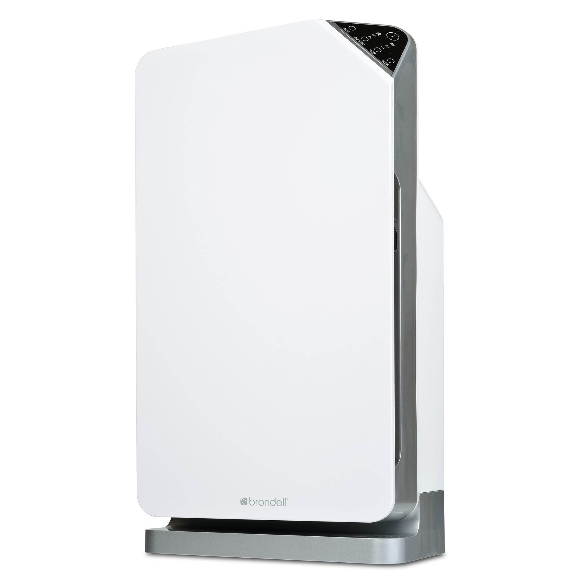 Brondell O2+ Balance True 3 Stage Carbon Filtration Hepa Air Purifier, White