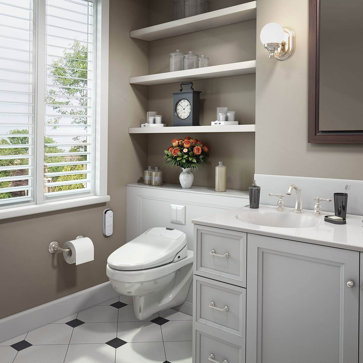 Brondell Swash 1200 Electric Bathroom Bidet Toilet Seat Attachment (Open Box)