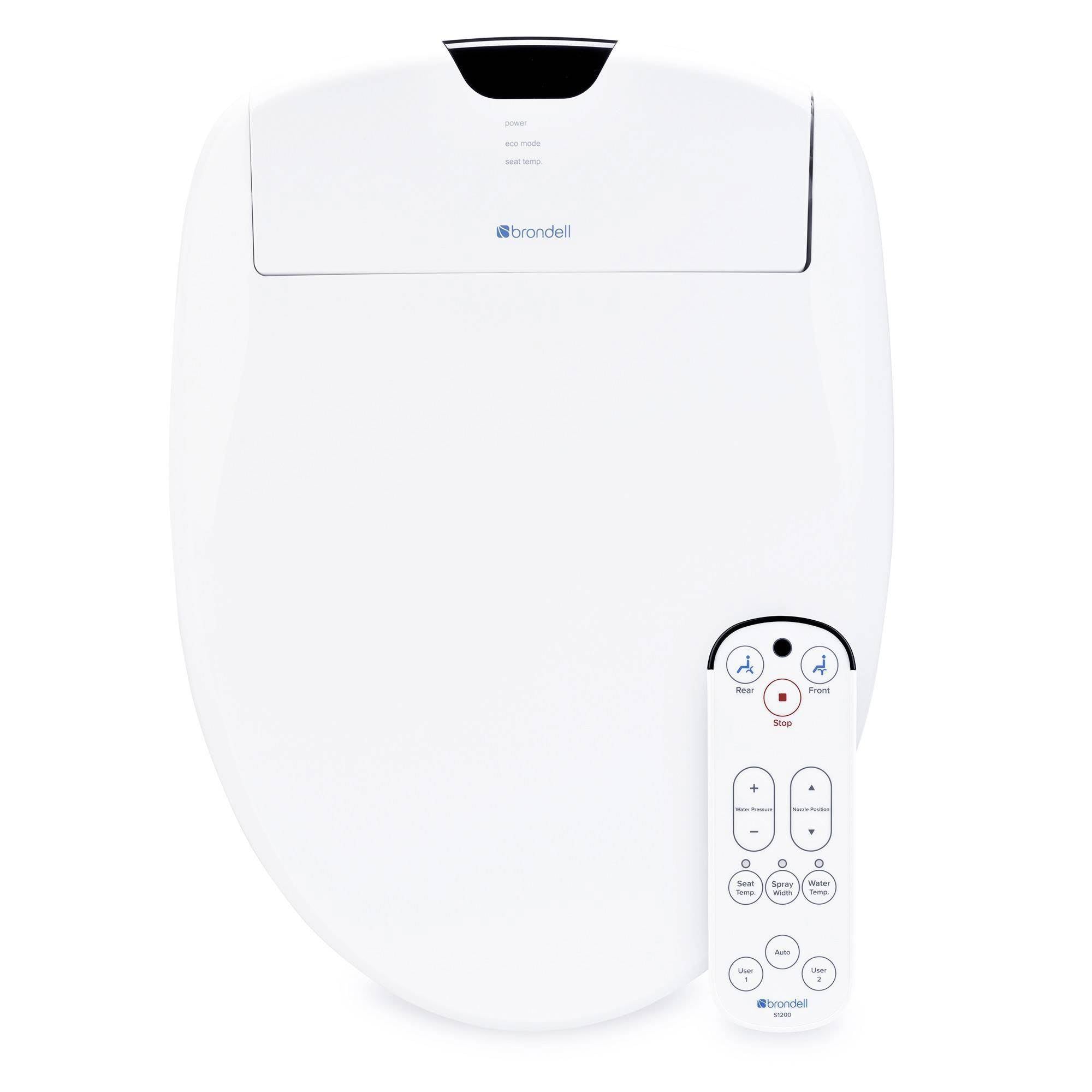 Brondell Swash 1200 Electric Bathroom Bidet Toilet Seat Attachment (Open Box)