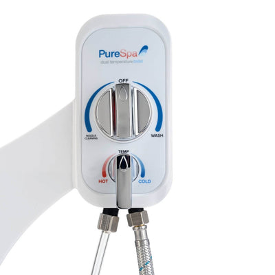 Brondell PureSpa Non-Electric Easy Bidet Toilet Water Spray Seat Attachment