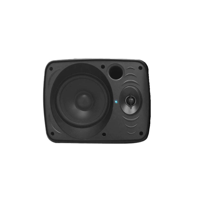 Pyle 5.25" 600 Watt Indoor Outdoor Waterproof Bluetooth Black Speaker Pair(Used)