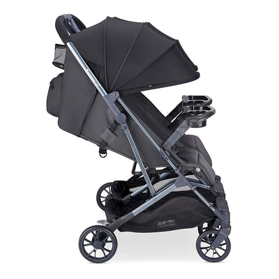 Joovy X2 Double Folding Adjustable Recline Portable Stroller, Gray (Open Box)