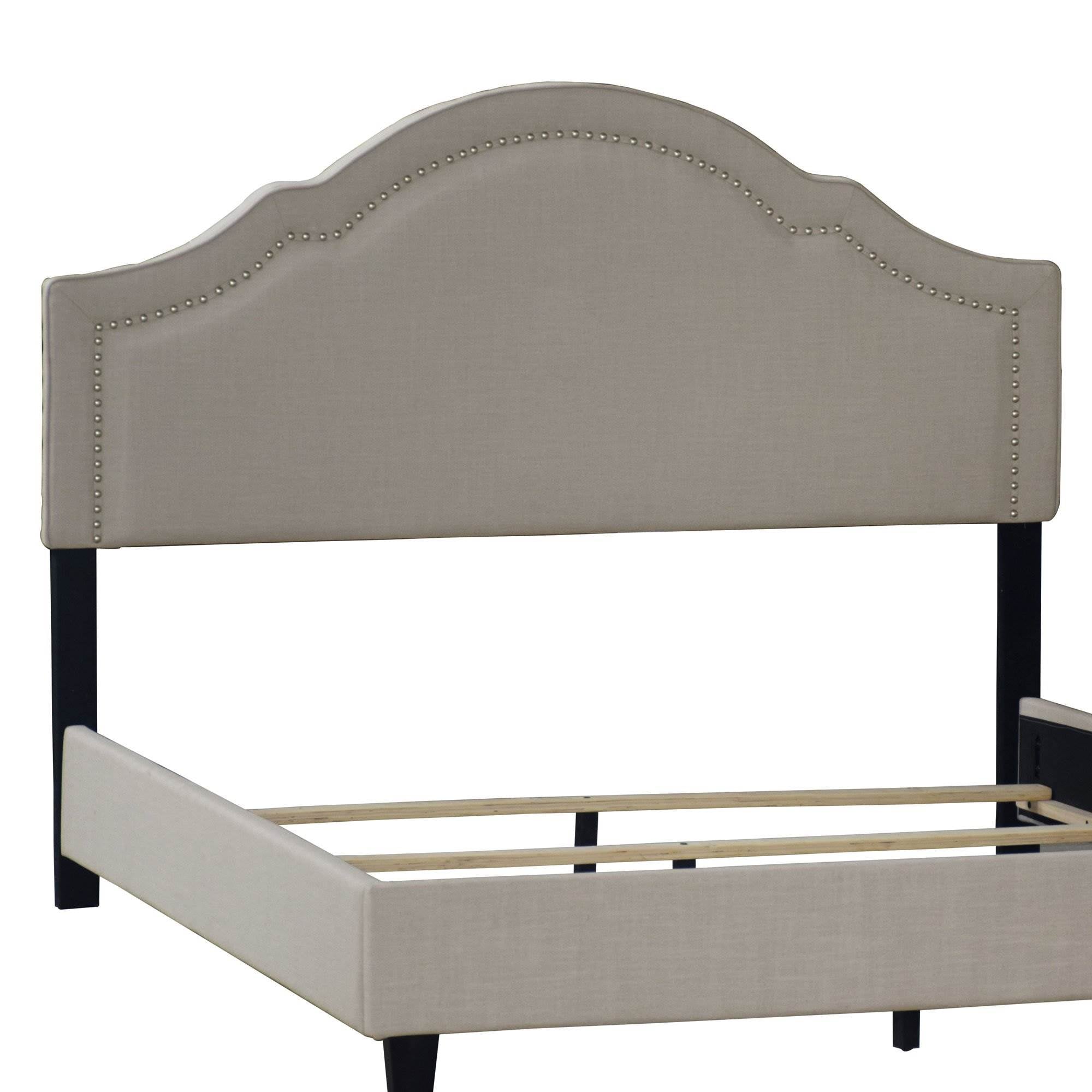 Pulaski Accentrics Home Shaped Nailhead Upholstered Headboard, Queen | Open Box