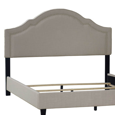 Pulaski Accentrics Home Shaped Nailhead Upholstered Headboard, Queen | Open Box