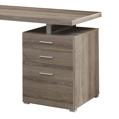 Monarch Specialties Left/Right Facing 47" Modern Home Office Computer Desk,Taupe