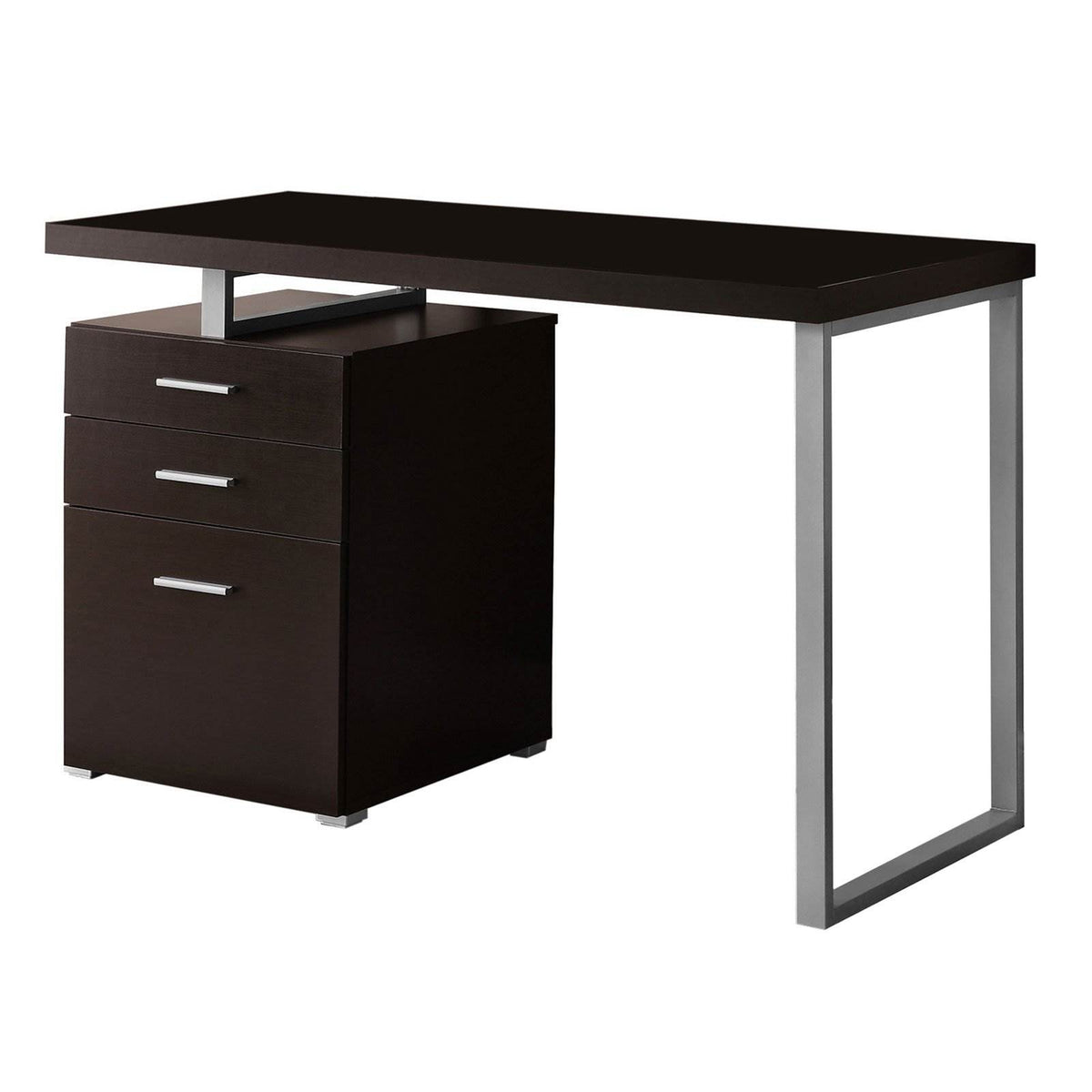 Monarch Specialties Left/Right Facing Computer Desk, Cappuccino (For Parts)