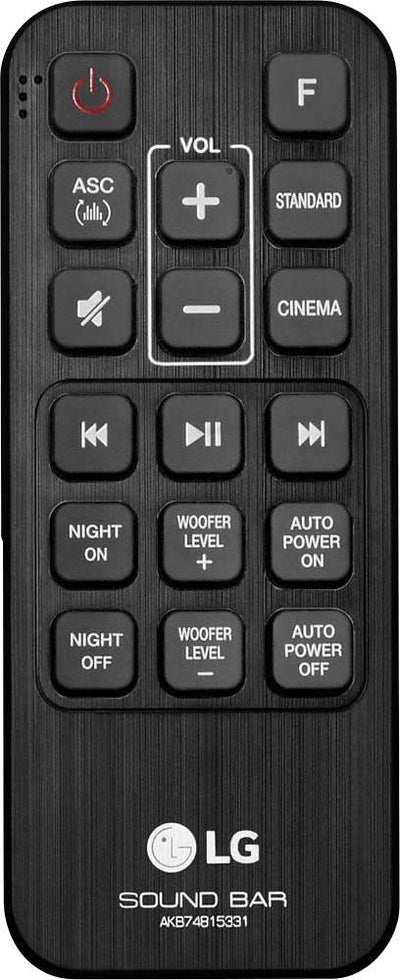 LG SH2 100 Watt Bluetooth Sound Bar System w/ Subwoofer (Refurbished, Open Box)