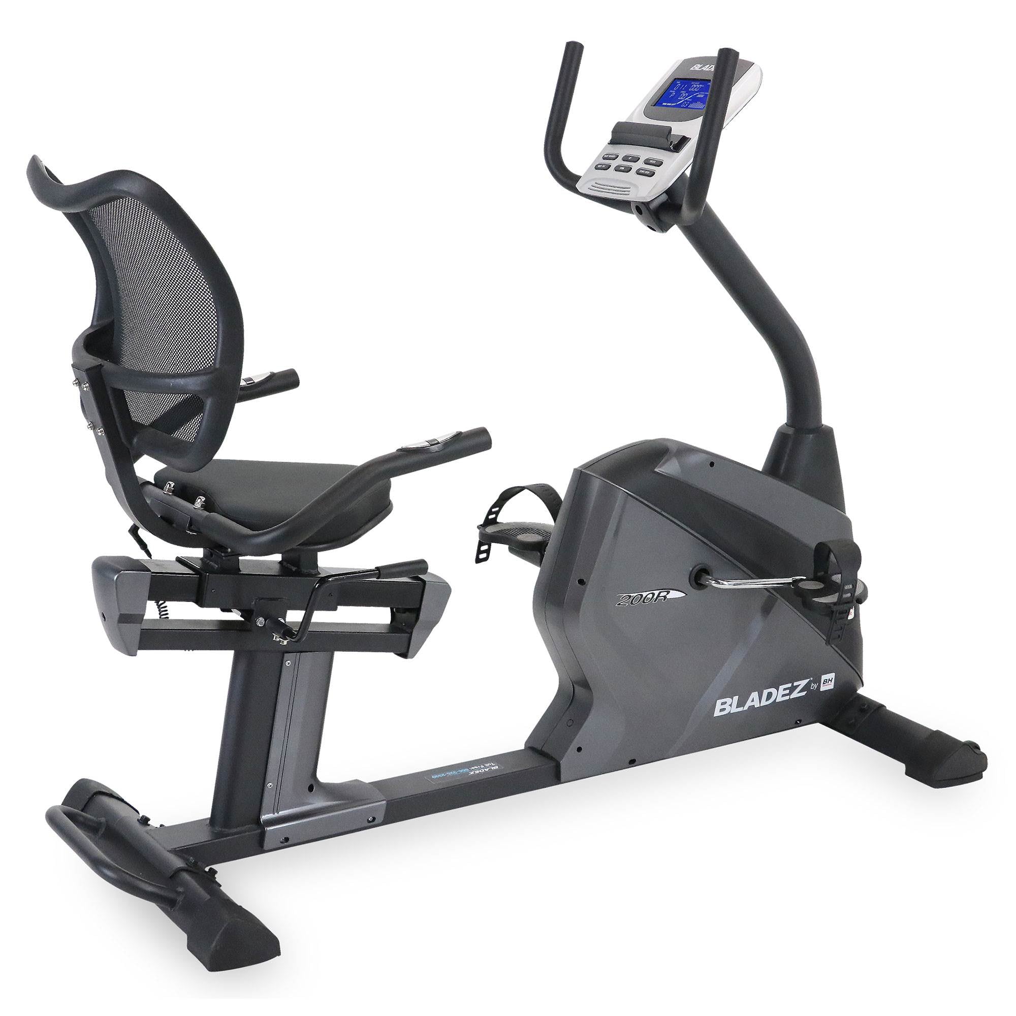 Bladez BH Fitness Stationary Magnetic Recumbent Exercise Cycling Bike (Damaged)