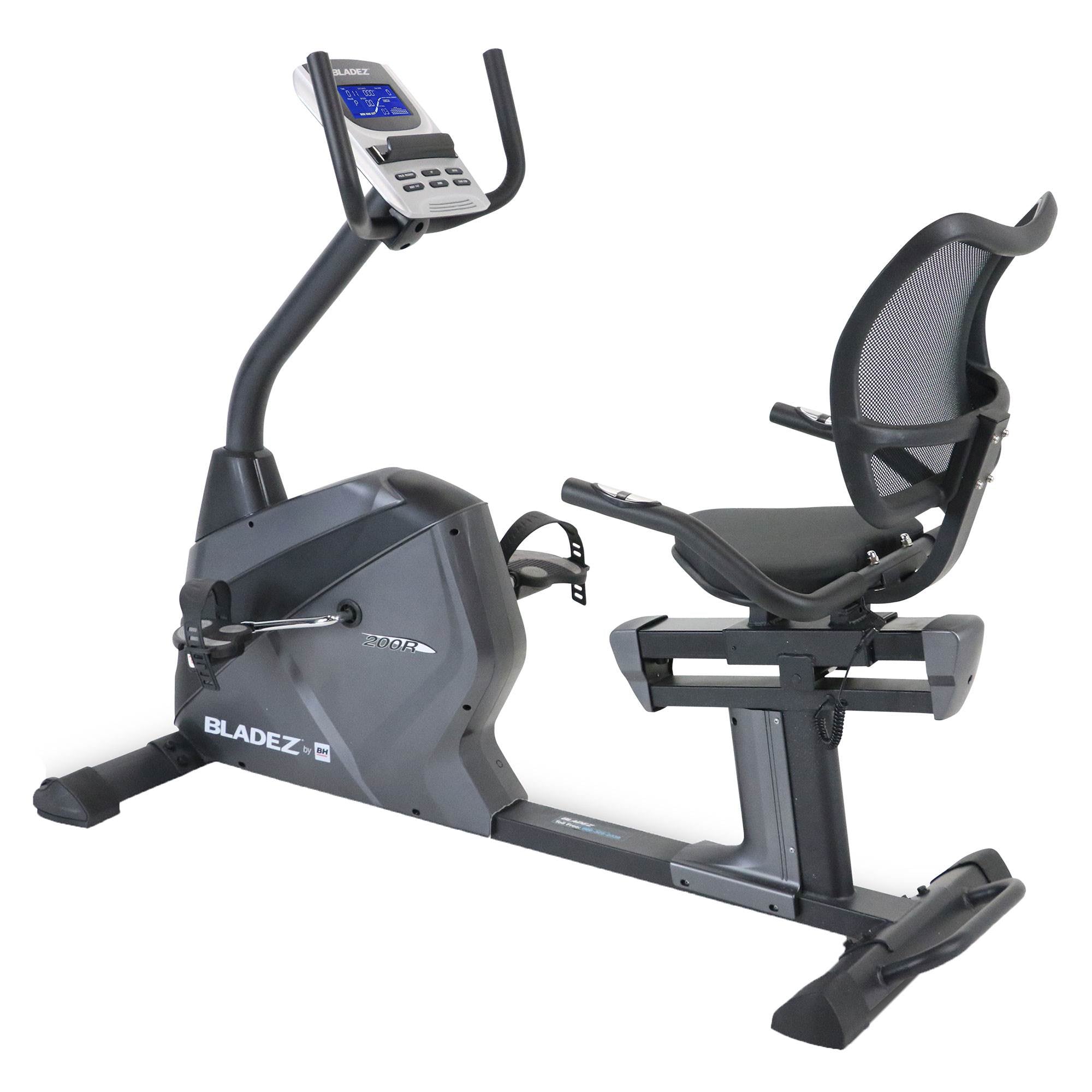 Bladez BH Fitness Stationary Magnetic Recumbent Exercise Cycling Bike (Damaged)