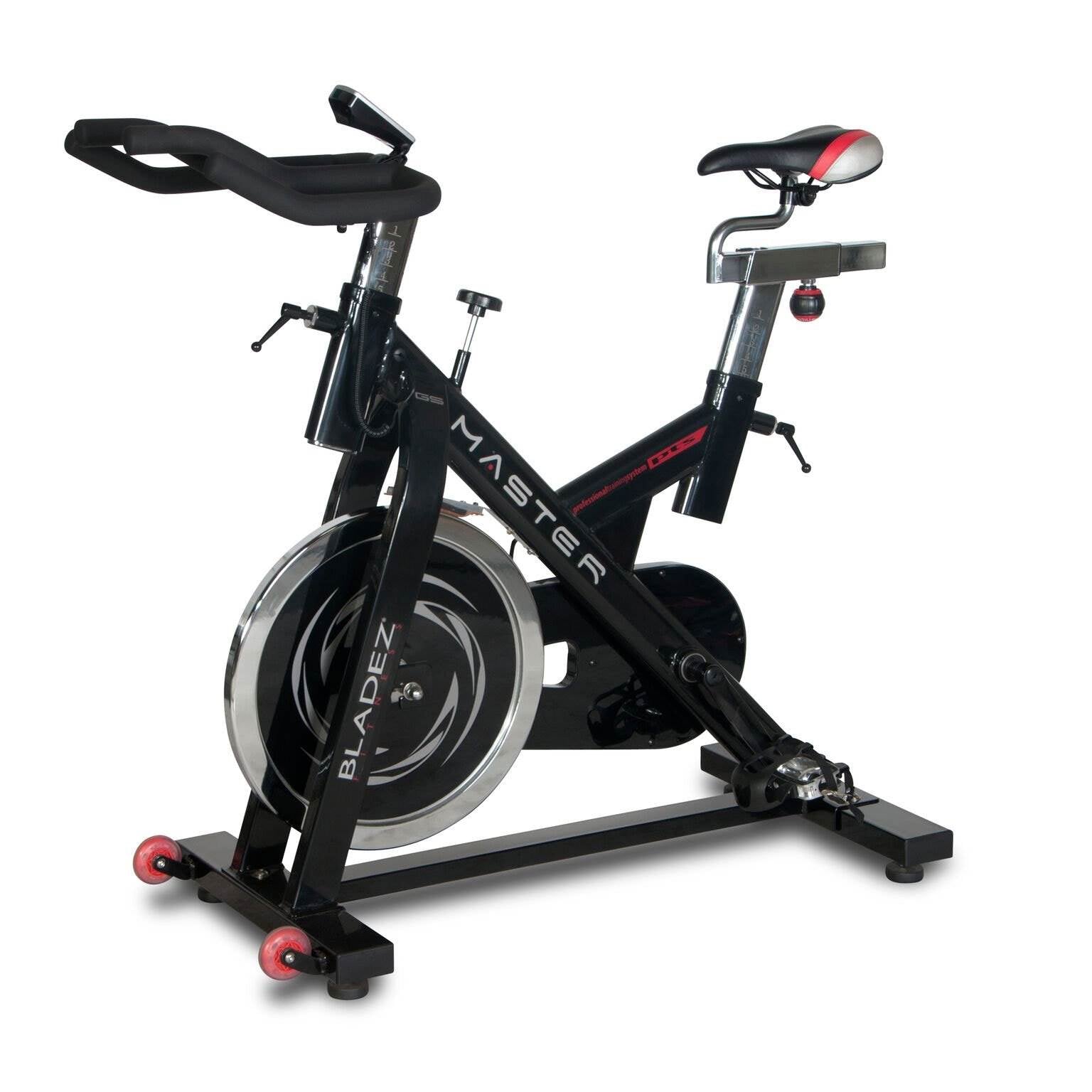 Master GS Bladez Fitness Stationary Indoor Exercise Bike w/LED and Racing Design - VMInnovations