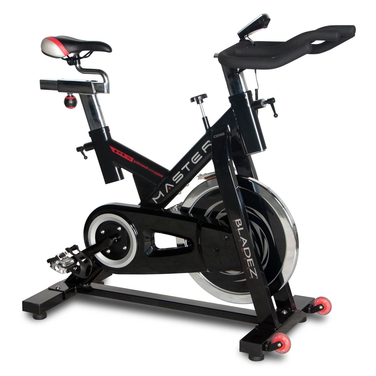 Master GS Bladez Fitness Stationary Indoor Exercise Bike w/LED and Racing Design - VMInnovations