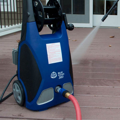 AR Blue Clean 1900 PSI 1.5 GPM Electric Pressure Washer w/ Spray Kit (Open Box)