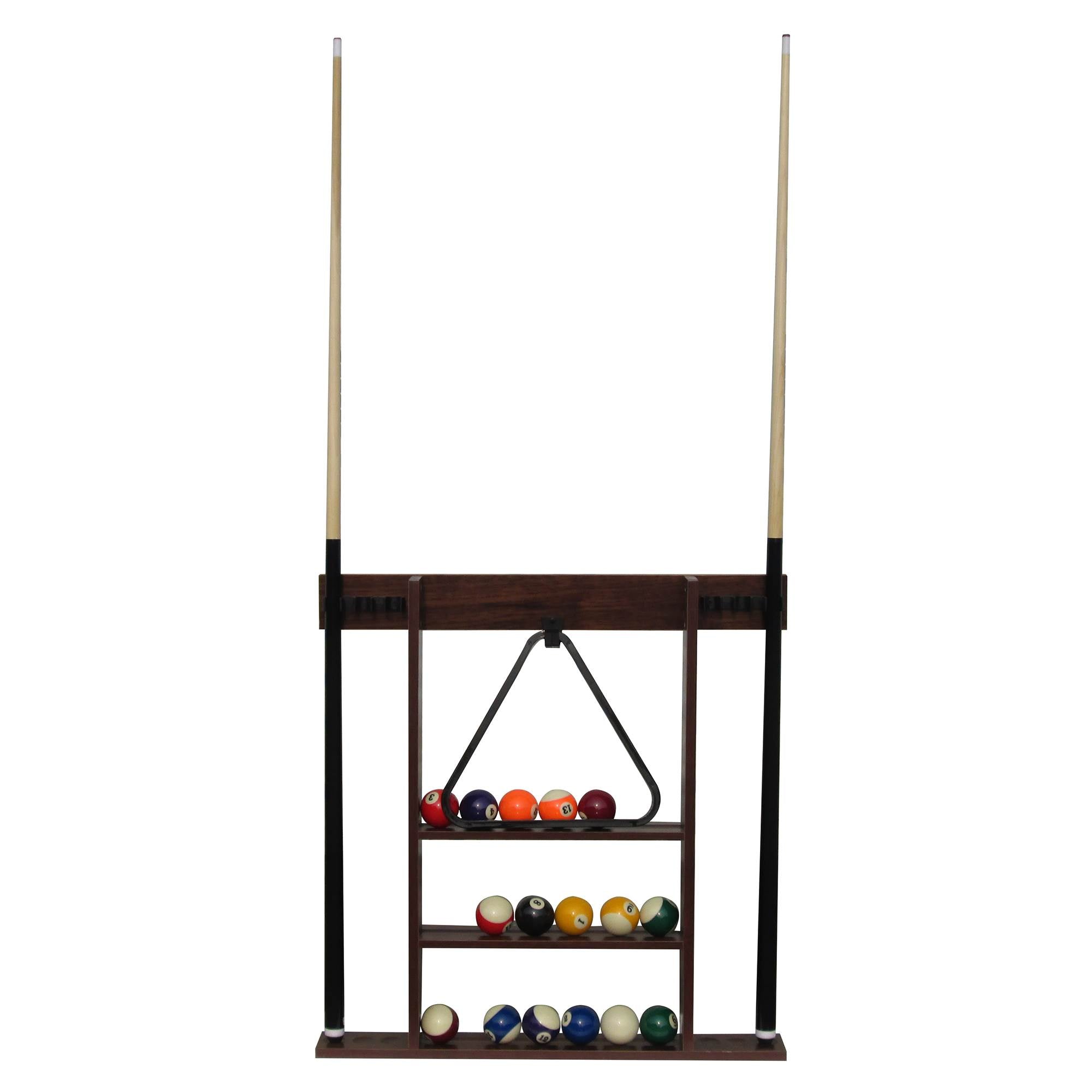 Sportcraft 7.5' Pool Table w Cue Rack & Accessories (Certified Refurbished)
