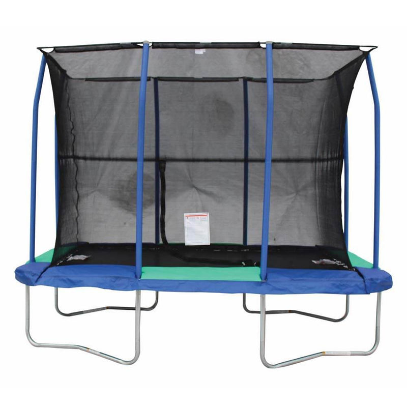 JumpKing 7 x 10 Foot Rectangular Trampoline with Padded Enclosure (Open Box)