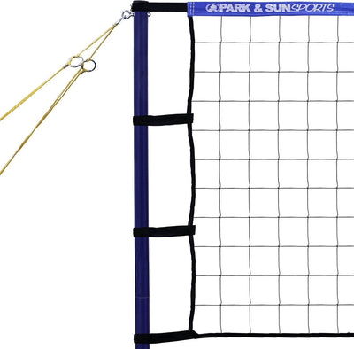 Park & Sun Spiker Sport Steel Blue Outdoor Volleyball Net Set w/ Bag (Used)