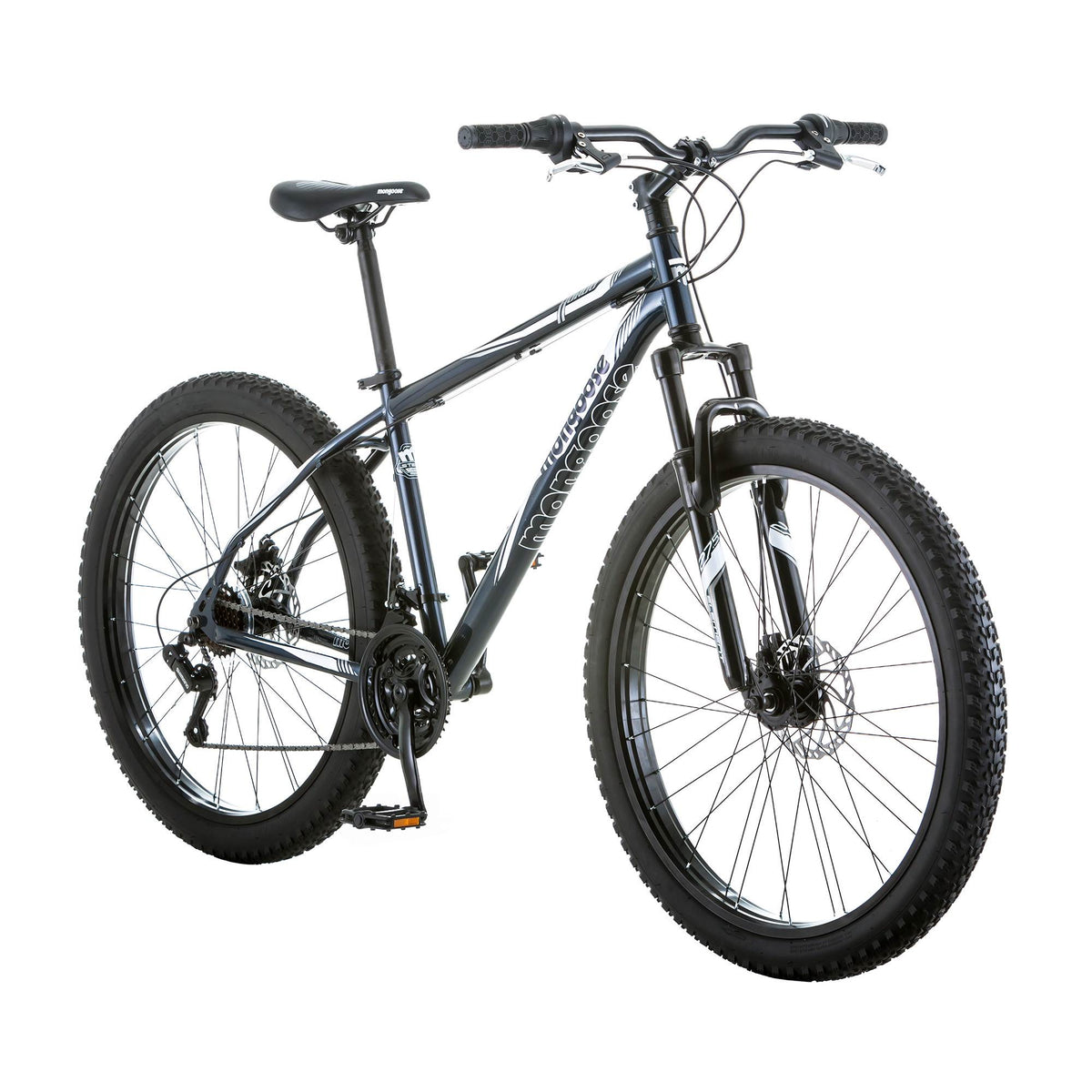 Mongoose 27.5" Hondo 21 Speed Disc Brake Mens Rugged Mountain Bike (For Parts)